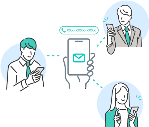 全キャリア宛配信で固定電話番号表示が可能