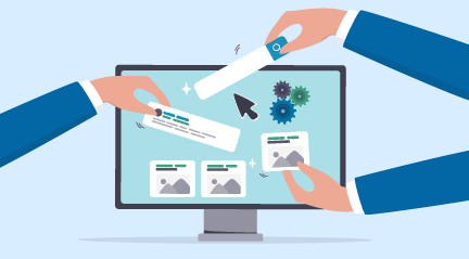 直感で操作できるウェブ管理画面で誰でも簡単に操作
